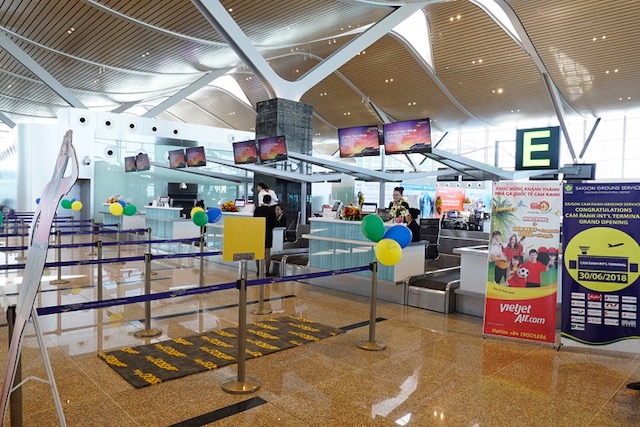 Vietjet khai thác các chuyến bay quốc tế tại nhà ga mới T2 Cam Ranh