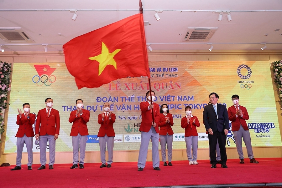 Herbalife Nutrition và VOC tổ chức lễ xuất quân cho Đoàn thể thao Việt Nam dự Olympic Tokyo 2020