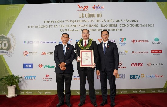 Dai-ichi Life Việt Nam đạt danh hiệu top 2 công ty bảo hiểm nhân thọ uy tín năm 2022