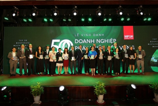 Nhiều thương hiệu lớn lọt Top 50 Doanh nghiệp phát triển bền vững tiêu biểu 2022