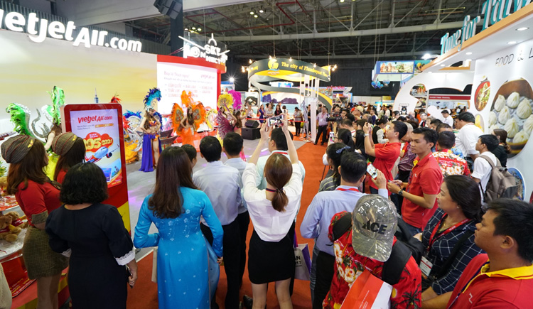 Vietjet khuyến mãi lớn tại Hội chợ du lịch quốc tế TP. Hồ Chí Minh lần thứ 13