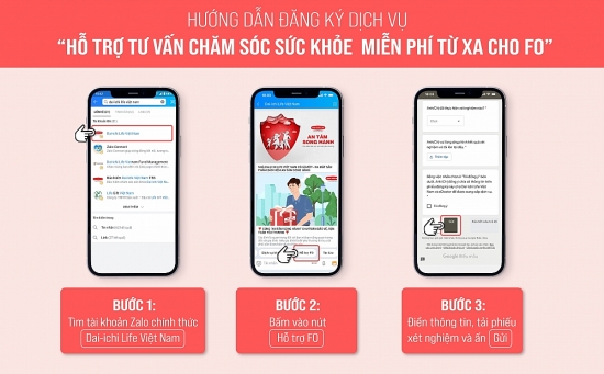 Dai-ichi Life Việt Nam hỗ trợ tư vấn sức khỏe miễn phí từ xa cho F0