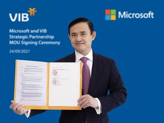 VIB hợp tác Microsoft thúc đẩy chuyển đổi số gia tăng trải nghiệm cho khách hàng