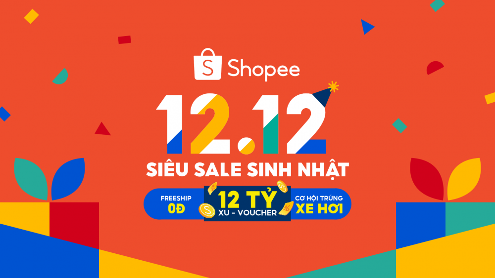 Shopee khởi động sự kiện 12.12 Siêu sale sinh nhật, khép lại năm 2021