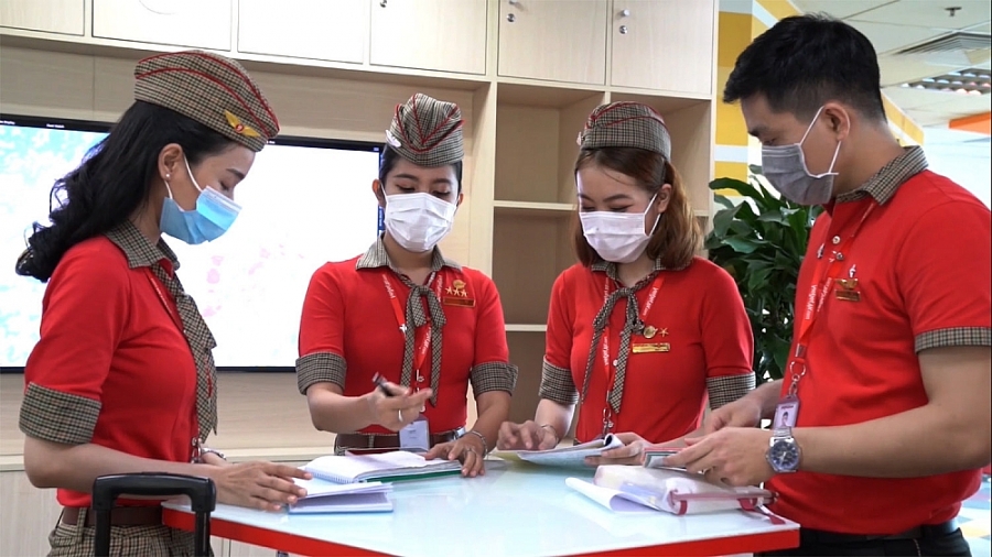 Hãng hàng không Vietjet tăng cường công tác nhân sự trong đại dịch