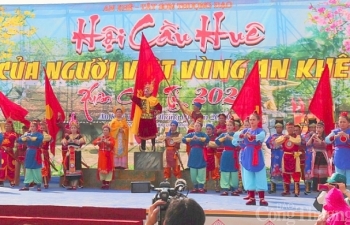 Lễ hội Tây Sơn: Độc đáo Hội cầu Huê và phiên chợ Kinh - Thượng