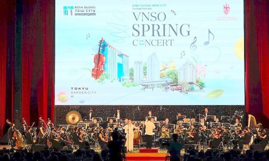 Nhiều bản giao hưởng nổi tiếng được trình diễn trong Spring Concert tại Bình Dương