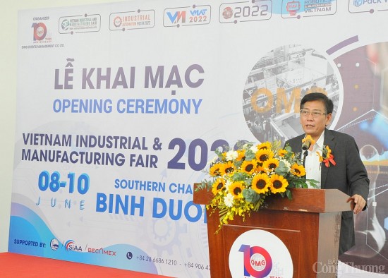 Khai mạc Triển lãm công nghiệp và sản xuất Việt Nam năm 2022 tại Bình Dương