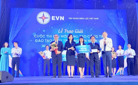 EVNHCMC đoạt giải nhì cuộc thi đổi mới sáng tạo công tác đào tạo phát triển nguồn nhân lực