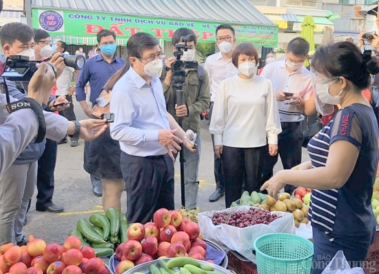 TP. Hồ Chí Minh: Cho phép chợ truyền thống hoạt động trở lại trong điều kiện đảm bảo an toàn
