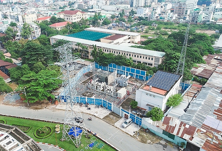 EVNHCMC đưa vào vận hành đường dây 110kV Phú Lâm - Bình Phú