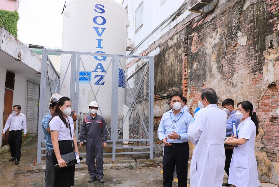 Bàn giao thêm hệ thống oxy điều trị bệnh nhân Covid-19 tại TP. Hồ Chí Minh