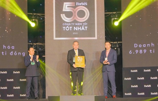 Becamex IDC tiếp tục được vinh danh Top 50 công ty niêm yết tốt nhất Việt Nam