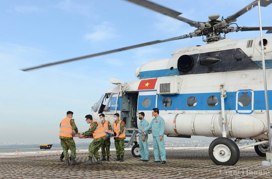 Bệnh viện quân đội đầu tiên đưa trực thăng vào hoạt động cấp cứu