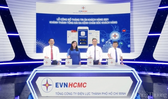 EVNHCMC khánh thành Tổng đài chăm sóc khách hàng đa kênh