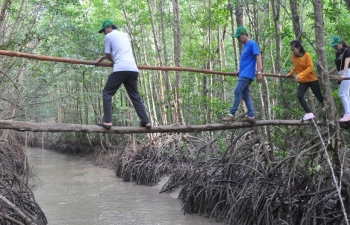 Khai trương tuyến tham quan xuyên rừng Vườn quốc gia Mũi Cà Mau