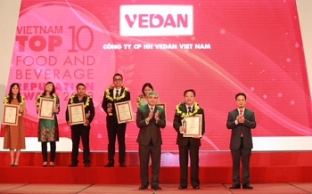 Vedan vào top 10 doanh nghiệp uy tín ngành thực phẩm- đồ uống 2018