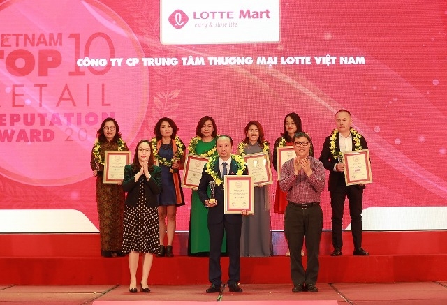 LOTTE Mart đứng trong top 10 nhà bán lẻ uy tín Việt Nam 2018