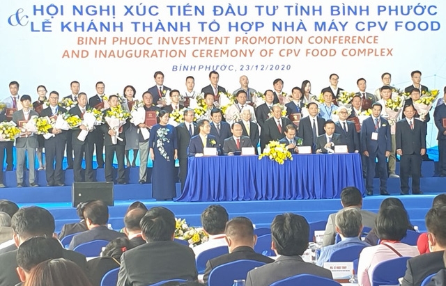 Hội nghị Xúc tiến đầu tư tỉnh Bình Phước: Ký kết 46 dự án với số vốn hơn 2 tỷ USD