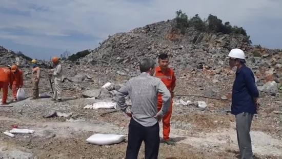 Bộ Công Thương giám sát việc nổ mìn tại mỏ đá vôi Nhà máy Xi măng Sông Lam Nghệ An