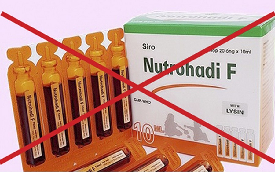 Công ty CP Dược Hà Tĩnh nói gì về thuốc bổ Siro Nutrohadi F bị buộc thu hồi?