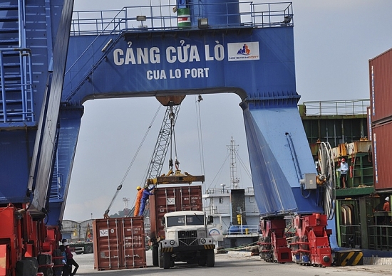 Nghệ An: Hàng hóa xuất khẩu qua cảng biển tăng trong dịch Covid-19