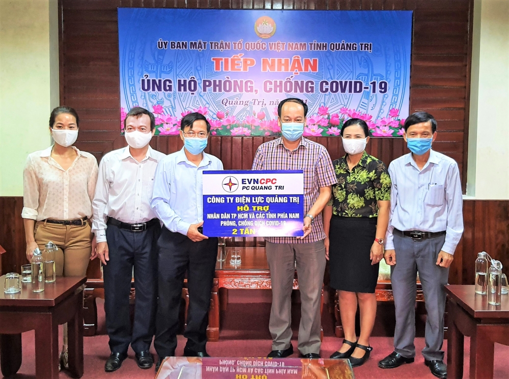 PC Quảng Trị ủng hộ 2 tấn gạo hỗ trợ các tỉnh phía Nam phòng chống dịch Covid-19