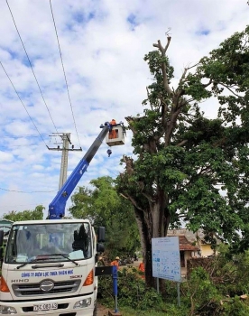 Ngành điện Thừa Thiên Huế: Chủ động phòng, chống sự cố thiên tai trước mùa mưa bão