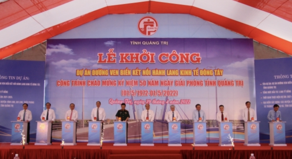 Quảng Trị: Khởi công dự án đường ven biển kết nối hành lang kinh tế Đông Tây