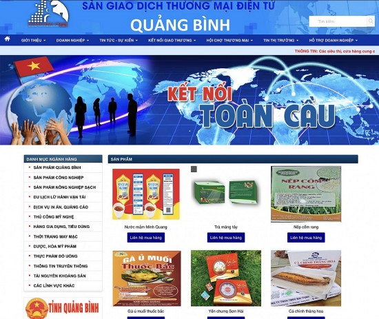 Quảng Bình: Phát huy thế mạnh sàn giao dịch thương mại điện tử