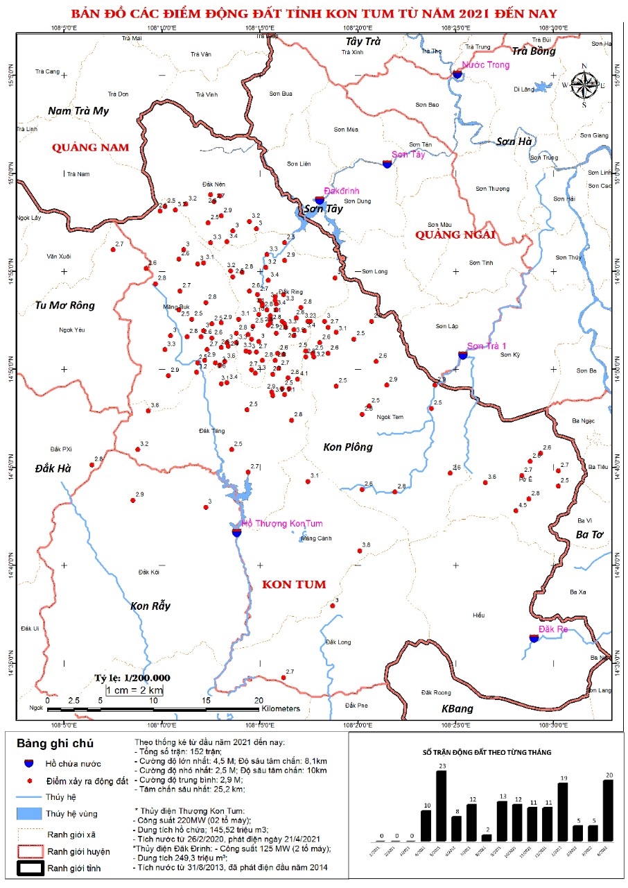 Cần có nghiên cứu cụ thể về nguyên nhân động đất tại khu vực huyện Kon Plông (Kon Tum)