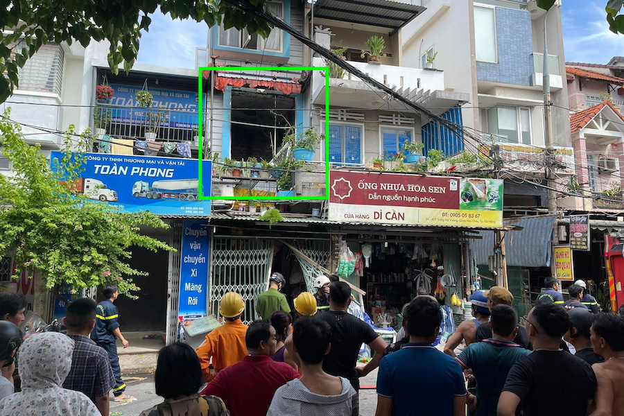 Đà Nẵng: 3 mẹ con vong sau vụ cháy tại ngôi nhà trên đường Trưng Nữ Vương