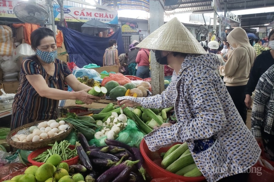 Đà Nẵng: Tiểu thương chợ truyền thống chủ động thích ứng với dịch Covid - 19