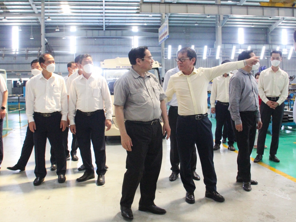Quảng Nam: Thủ tướng thăm, làm việc tại Trường Hải Thaco