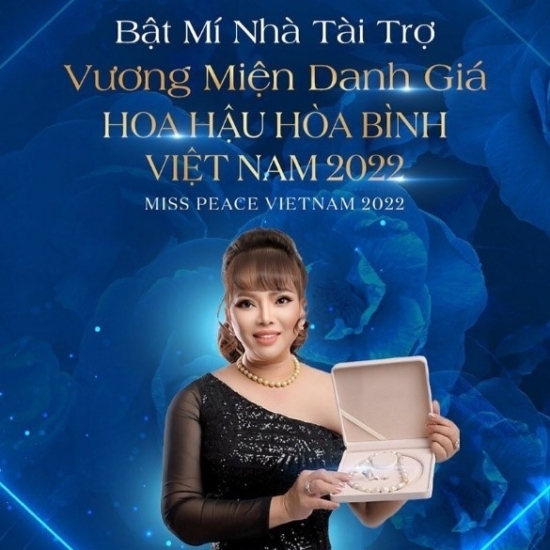 Nhà sáng lập ngọc trai Queen Pearl PQ ngồi "ghế nóng" cuộc thi Hoa hậu Hòa bình 2022