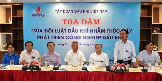 Tập đoàn Dầu khí Việt Nam tổ chức tọa đàm lấy ý kiến góp ý Luật Dầu khí sửa đổi