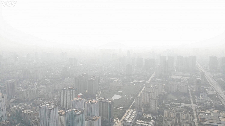 chất lượng không khí của Hà Nội chạm ngưỡng “xấu” những ngày đầu năm 2021