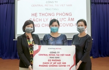 Central Retail tại Việt Nam tặng 4 phòng cách ly áp lực âm hỗ trợ điều trị dịch bệnh Covid- 19