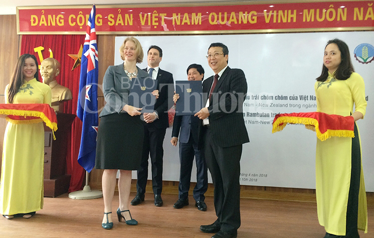 Chôm chôm Việt Nam lần đầu tiên xuất khẩu sang New Zealand