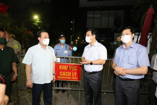 Hà Nội: Nhanh chóng khoanh vùng, ngăn dịch Covid-19 ở quận Hoàng Mai