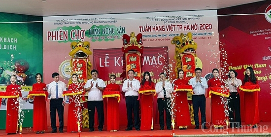 Khai mạc Tuần hàng Việt TP. Hà Nội, Phiên chợ tuần nông sản an toàn thực phẩm năm 2020