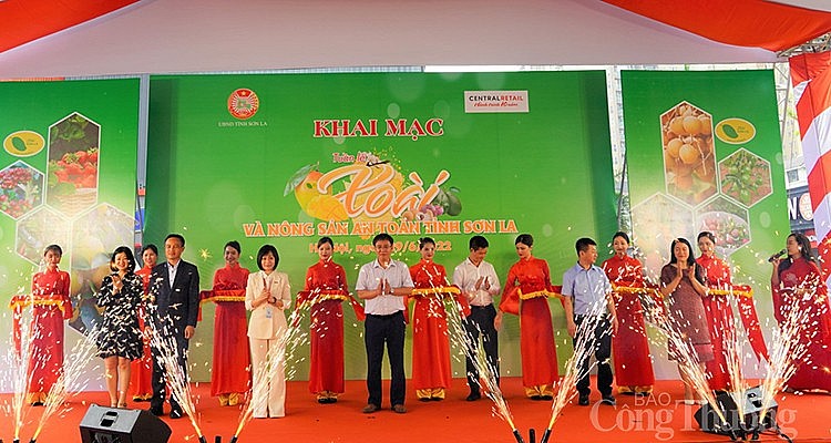 Khai mạc Tuần lễ Xoài và nông sản an toàn tỉnh Sơn La năm 2022 tại Hà Nội