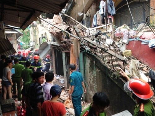 Thông tin về Sự cố sập nhà tại 107 phố Trần Hưng Đạo