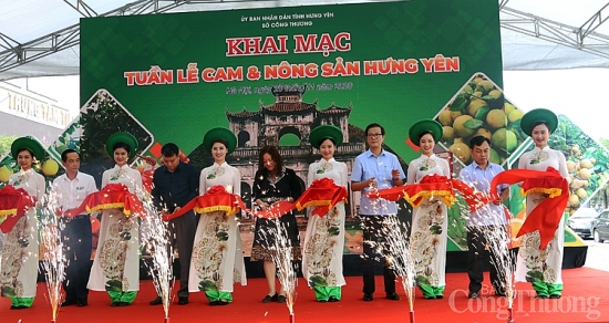 Khai mạc Tuần lễ cam và nông sản Hưng Yên năm 2020 tại Hà Nội