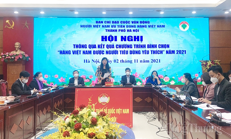 Hà Nội: Sẽ trao giải cho 213 sản phẩm, dịch vụ “Hàng Việt Nam được người tiêu dùng yêu thích” năm 2021