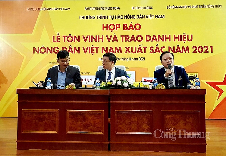 Họp báo lễ tôn vinh và vinh danh nông dân Việt Nam xuất sắc năm 2021
