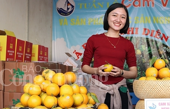Quảng bá cam Vinh và sản phẩm đặc sản Nghệ An đến người tiêu dùng Thủ đô