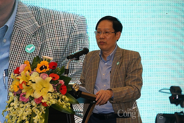 Ông Nguyễn Thanh Hải- Phó giám đốc Sở Công Thương Hà Nội phát biểu tại Hội nghị