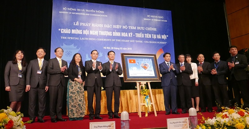 Phát hành bộ tem đặc biệt chào mừng Hội nghị Thượng đỉnh Mỹ - Triều lần 2 tại Hà Nội