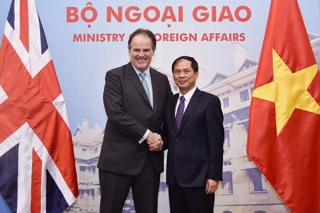 Vương quốc Anh mong muốn tăng cường sự gắn kết với ASEAN và Việt Nam